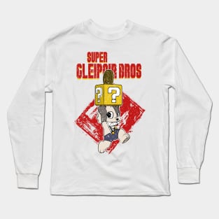 GLEIPNIR: SUPER GLEIPNIR BROS (WHITE&GRUNGE) Long Sleeve T-Shirt